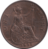 1935 PENNY ( UNC ) 1 - PENNY - Cambridgeshire Coins