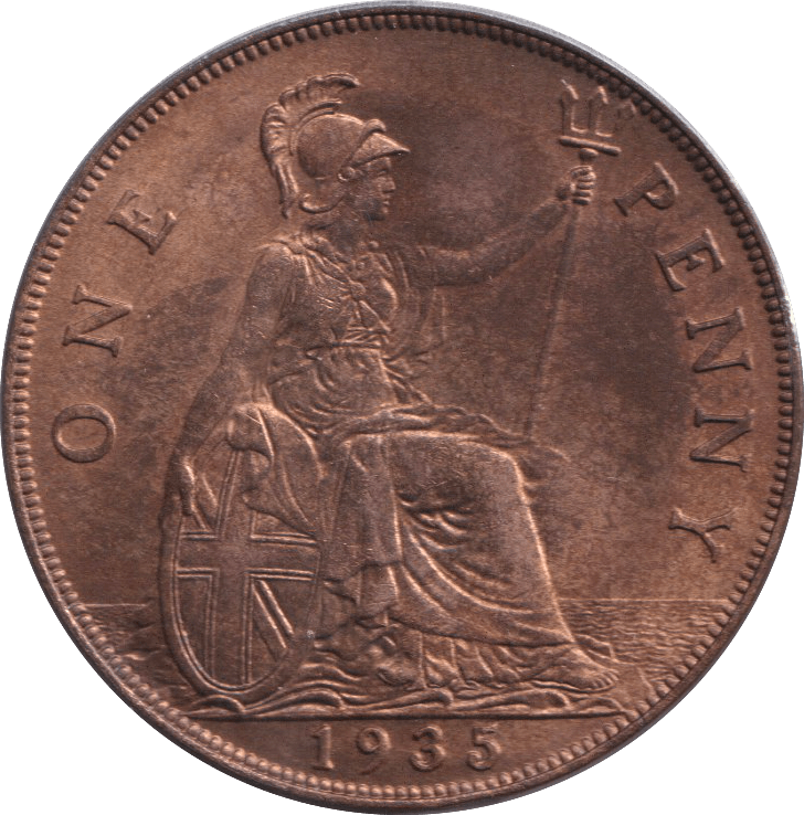 1935 PENNY ( UNC ) - PENNY - Cambridgeshire Coins