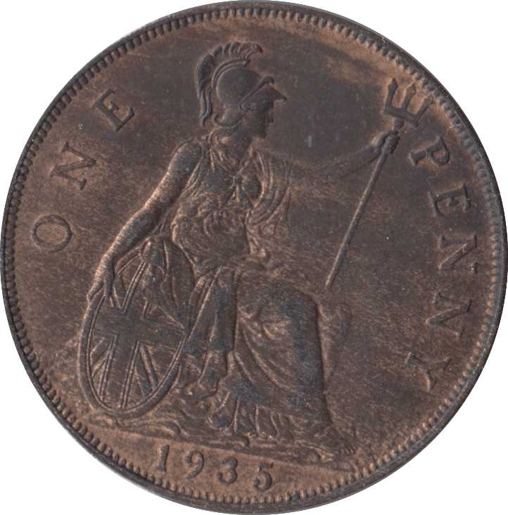 1935 PENNY ( UNC ) - Penny - Cambridgeshire Coins