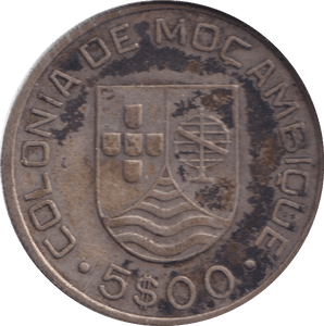 1935 PORTUGUESE 5 ESCUDOS - Cambridgeshire Coins