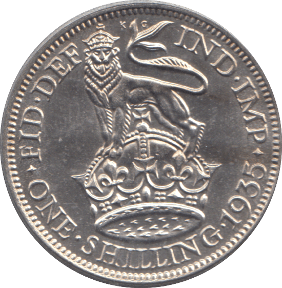 1935 SHILLING ( UNC ) - SHILLING - Cambridgeshire Coins