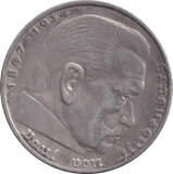 1935 SILVER 5 MARK GERMANY - SILVER WORLD COINS - Cambridgeshire Coins