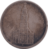 1935 SILVER 5 REICHSMARK GERMANY - SILVER WORLD COINS - Cambridgeshire Coins