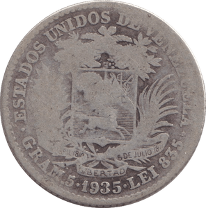 1935 SILVER COIN - SILVER WORLD COINS - Cambridgeshire Coins