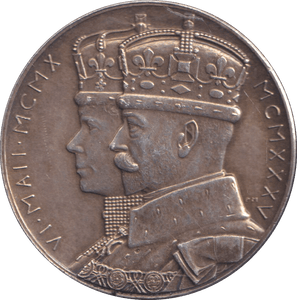 1935 SILVER GEORGE V MEDALLION - MEDALS & MEDALLIONS - Cambridgeshire Coins