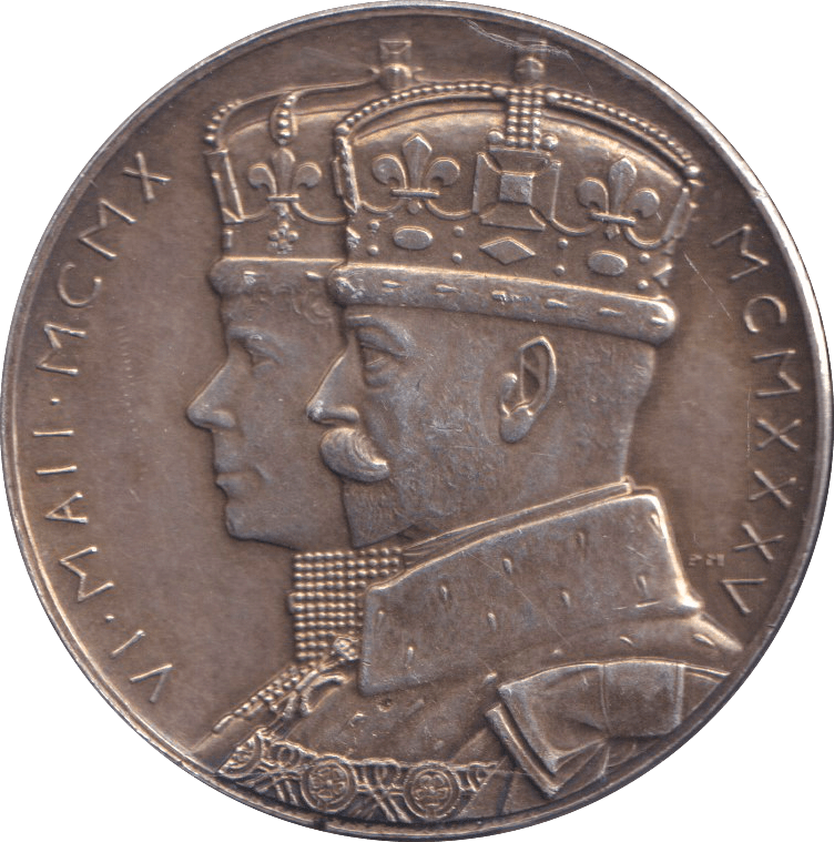 1935 SILVER GEORGE V MEDALLION - MEDALS & MEDALLIONS - Cambridgeshire Coins
