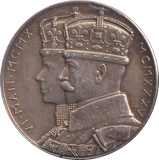 1935 SILVER GEORGE V MEDALLION - MEDALS & MEDALLIONS - Cambridgeshire Coins
