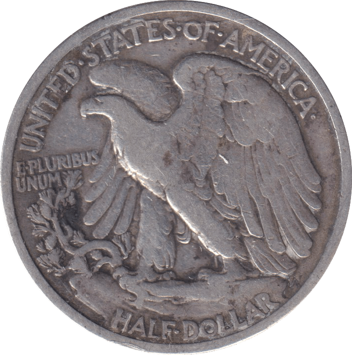1935 SILVER HALF DOLLAR USA - SILVER WORLD COINS - Cambridgeshire Coins