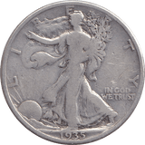 1935 SILVER HALF DOLLAR USA - WORLD COINS - Cambridgeshire Coins