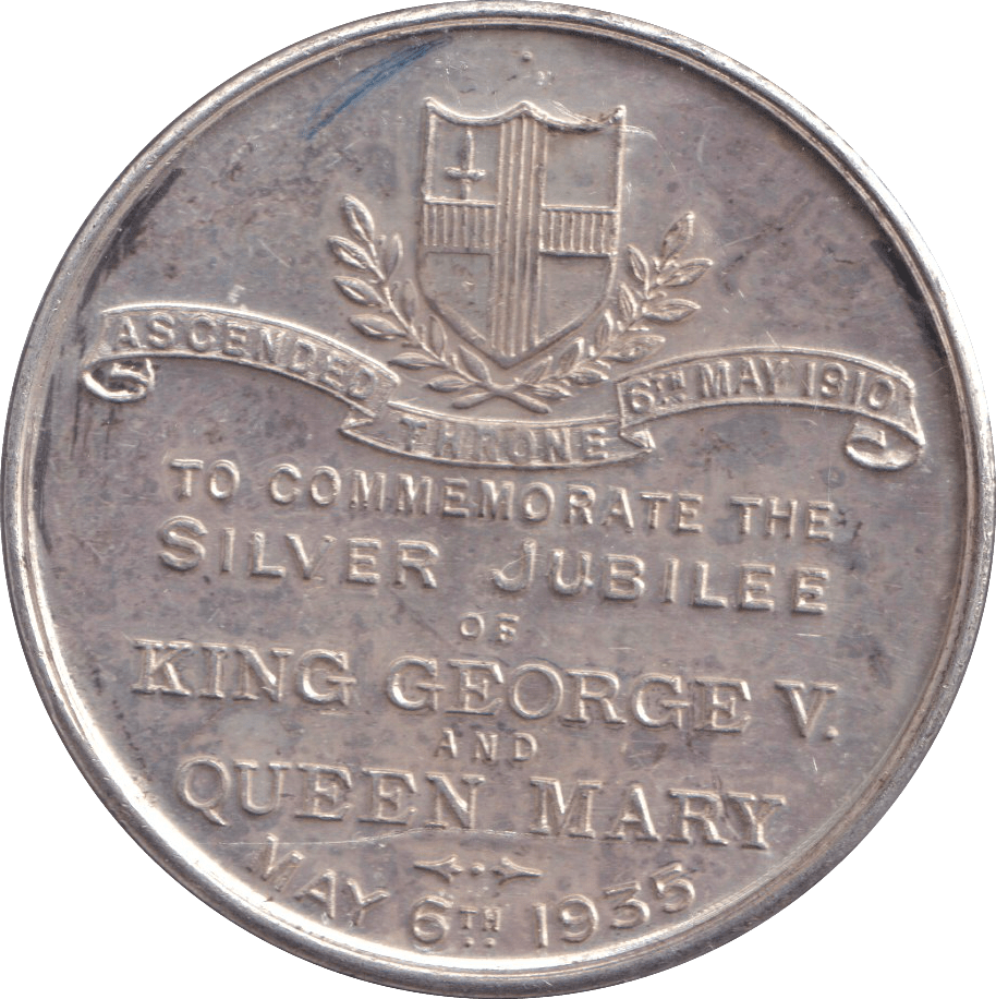1935 SILVER JUBILEE MEDALLION KING GEORGE V - MEDALS & MEDALLIONS - Cambridgeshire Coins