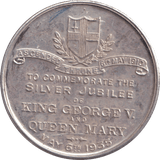 1935 SILVER JUBILEE MEDALLION KING GEORGE V - MEDALS & MEDALLIONS - Cambridgeshire Coins