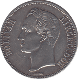 1935 SILVER LEI 900 VENEZUALA - SILVER WORLD COINS - Cambridgeshire Coins