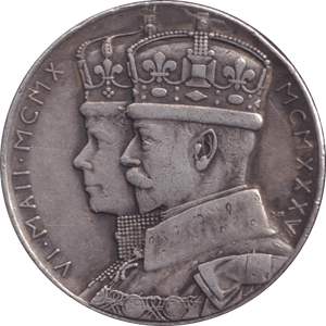 1935 SILVER MEDALLION GEORGE V - MEDALS & MEDALLIONS - Cambridgeshire Coins