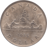 1935 SILVER ONE DOLLAR CANADA - WORLD COINS - Cambridgeshire Coins