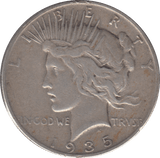 1935 SILVER ONE MORGAN DOLLAR USA - SILVER WORLD COINS - Cambridgeshire Coins