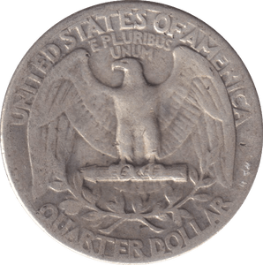 1935 SILVER QUARTER DOLLAR USA - SILVER WORLD COINS - Cambridgeshire Coins