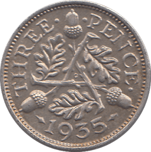 1935 SIXPENCE ( UNC ) - SIXPENCE - Cambridgeshire Coins