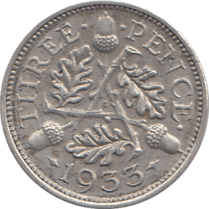 1935 THREEPENCE ( EF ) - WORLD COINS - Cambridgeshire Coins
