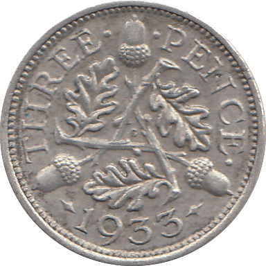 1935 THREEPENCE ( EF ) - WORLD COINS - Cambridgeshire Coins