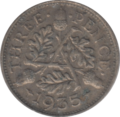 1935 THREEPENCE ( FINE ) - THREEPENCE - Cambridgeshire Coins