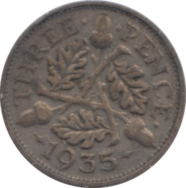1935 THREEPENCE ( FINE ) - THREEPENCE - Cambridgeshire Coins