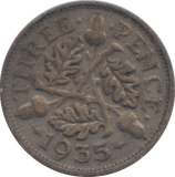 1935 THREEPENCE ( FINE ) - THREEPENCE - Cambridgeshire Coins