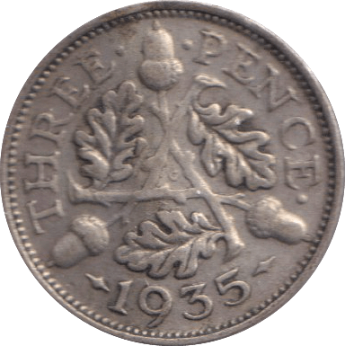 1935 THREEPENCE ( GF ) - THREEPENCE - Cambridgeshire Coins