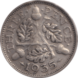 1935 THREEPENCE ( GF ) - THREEPENCE - Cambridgeshire Coins