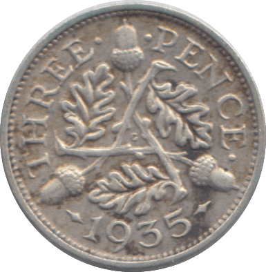 1935 THREEPENCE ( GVF ) - THREEPENCE - Cambridgeshire Coins