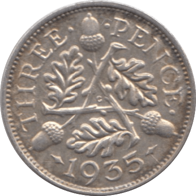 1935 THREEPENCE ( VF ) - THREEPENCE - Cambridgeshire Coins