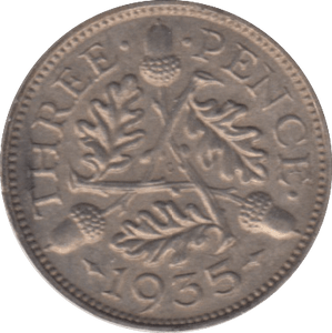 1935 THREEPENCE ( VF ) - THREEPENCE - Cambridgeshire Coins