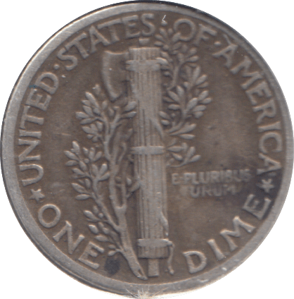 1935 USA DIME - WORLD COINS - Cambridgeshire Coins