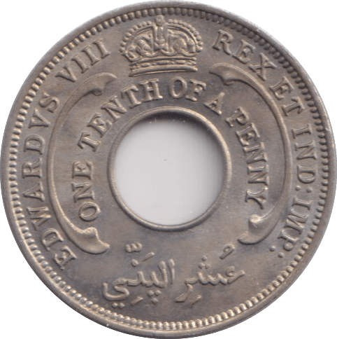 1936 1/10 PENNY BRITISH WEST AFRICA - WORLD COINS - Cambridgeshire Coins