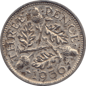 1936 3 PENCE ( UNC ) - WORLD COINS - Cambridgeshire Coins