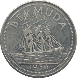 1936 BERMUDA COMMEMORATIVE COIN - WORLD COINS - Cambridgeshire Coins