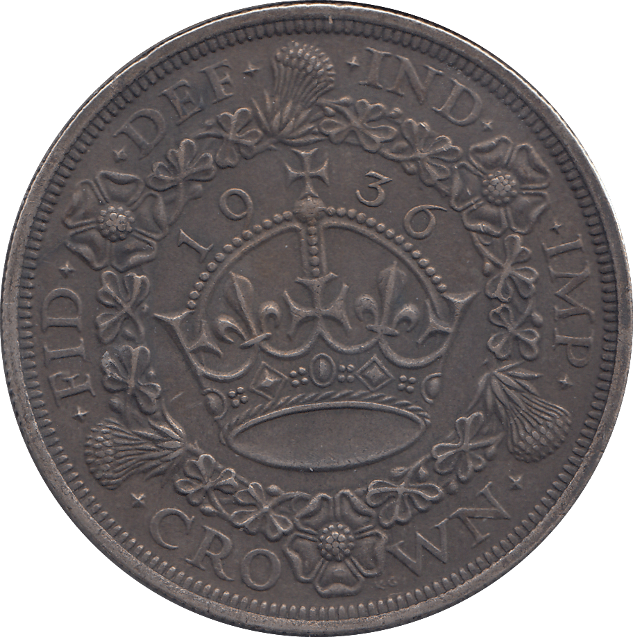 1936 CROWN ( EF ) WREATH - CROWN - Cambridgeshire Coins