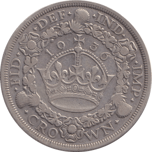 1936 CROWN ( FINE ) - CROWN - Cambridgeshire Coins