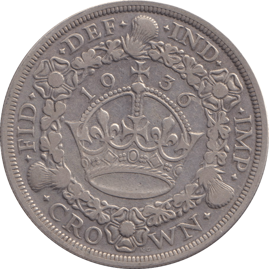 1936 CROWN ( FINE ) - CROWN - Cambridgeshire Coins