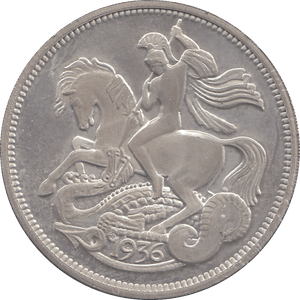 1936 FANTASY PATTERN CROWN - WORLD COINS - Cambridgeshire Coins