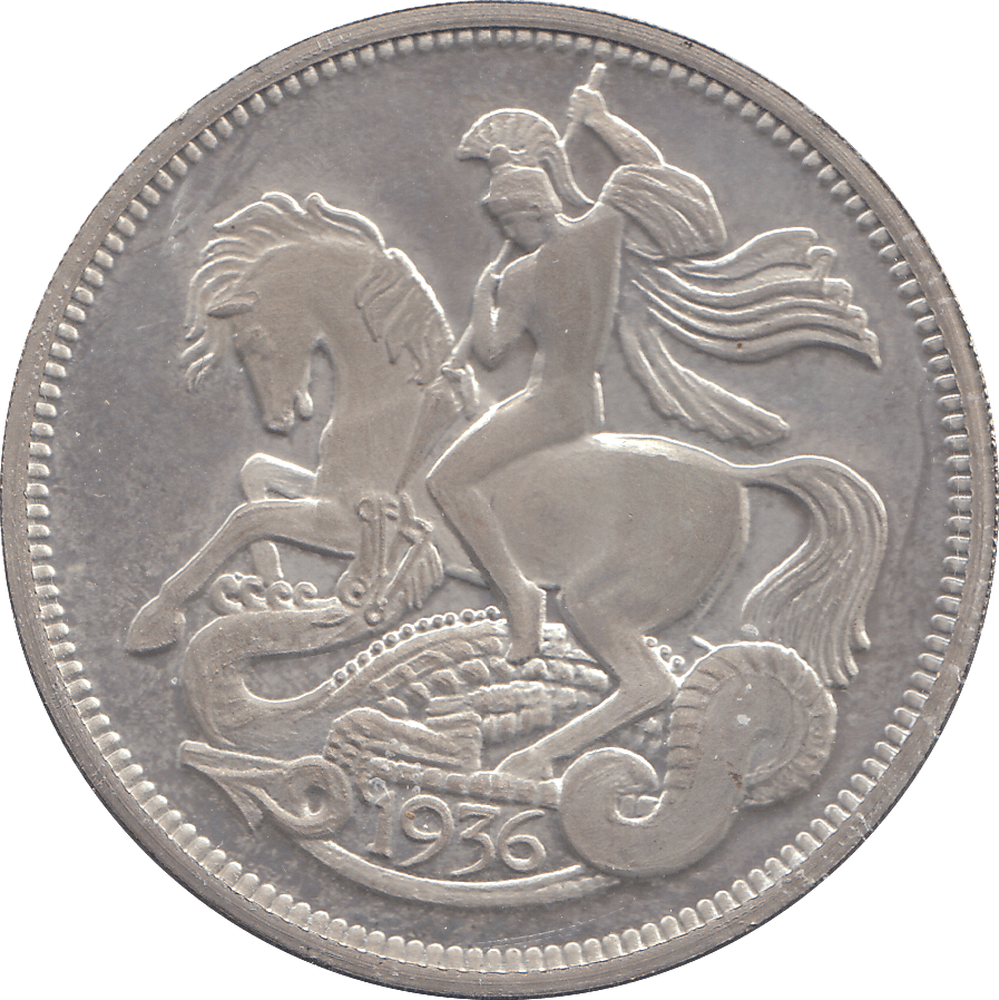 1936 FANTASY PATTERN CROWN - WORLD COINS - Cambridgeshire Coins