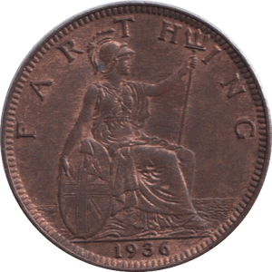 1936 FARTHING ( EF ) - FARTHING - Cambridgeshire Coins