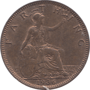 1936 FARTHING ( UNC ) - FARTHING - Cambridgeshire Coins