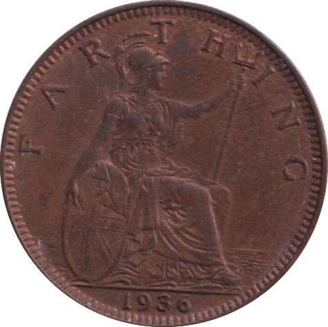 1936 FARTHING ( UNC ) - FARTHING - Cambridgeshire Coins