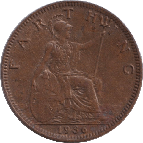 1936 FARTHING ( UNC ) - FARTHING - Cambridgeshire Coins