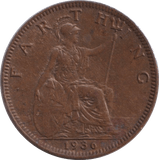 1936 FARTHING ( UNC ) - FARTHING - Cambridgeshire Coins