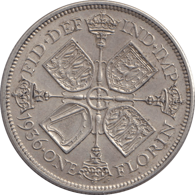 1936 FLORIN ( AUNC ) - WORLD COINS - Cambridgeshire Coins