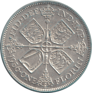 1936 FLORIN ( EF ) - FLORIN - Cambridgeshire Coins