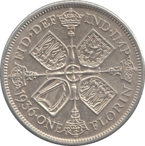 1936 FLORIN ( EF ) - FLORIN - Cambridgeshire Coins