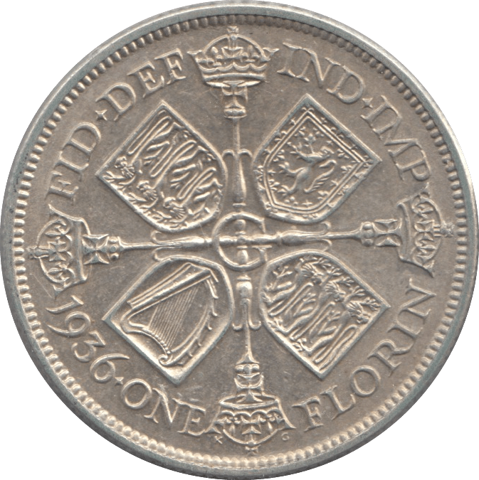 1936 FLORIN ( EF ) - FLORIN - Cambridgeshire Coins