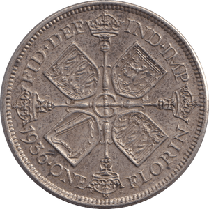 1936 FLORIN ( EF ) - FLORIN - Cambridgeshire Coins